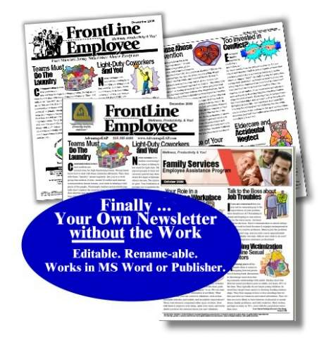 employee newsletter articles, names, ideas